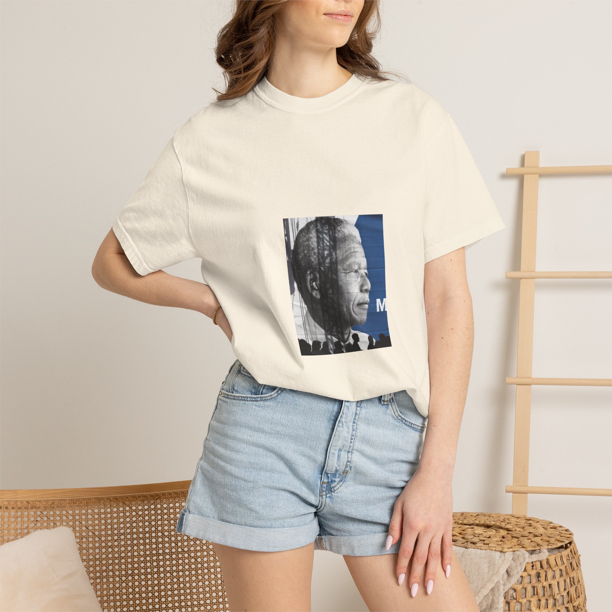 Nelson Mandela Portrait T-Shirt — Inspirational Civil Rights Graphic Tee