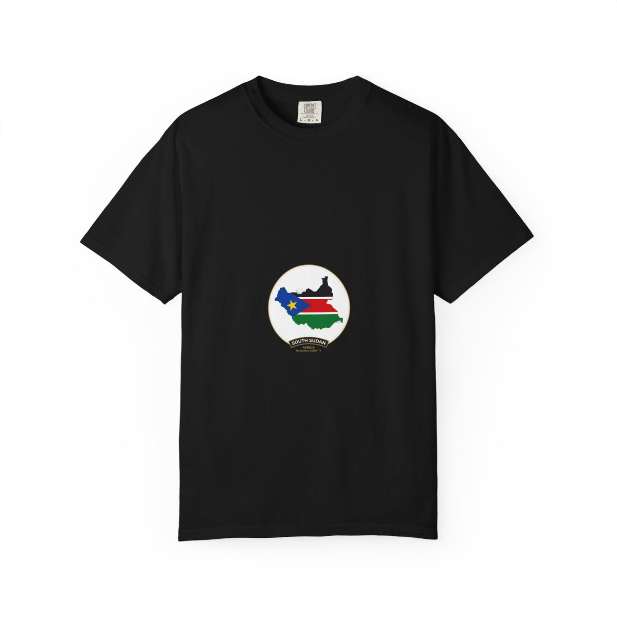South Sudan Map Flag T-Shirt — Pride Tee with 'South Sudan' Banner