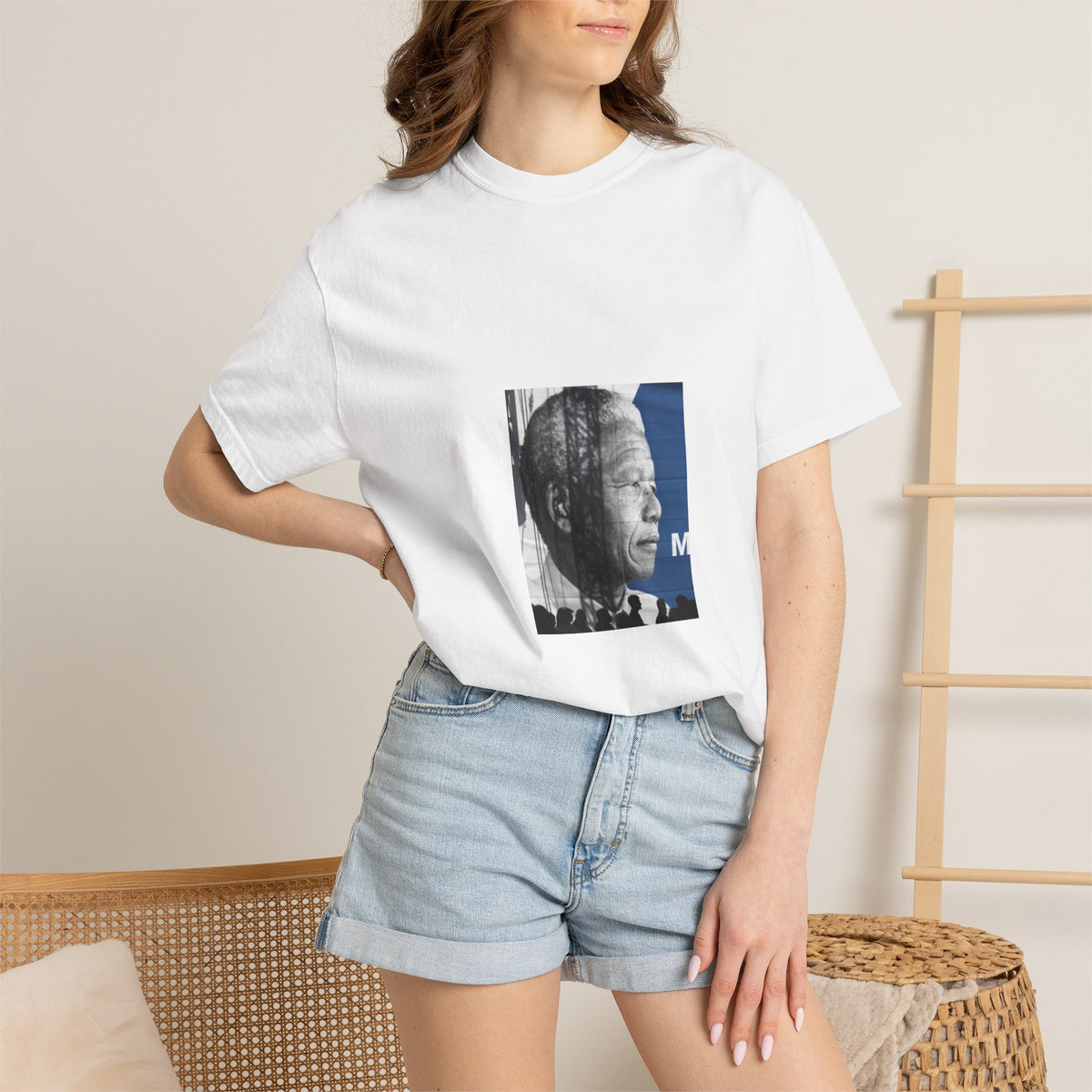 Nelson Mandela Portrait T-Shirt — Inspirational Civil Rights Graphic Tee