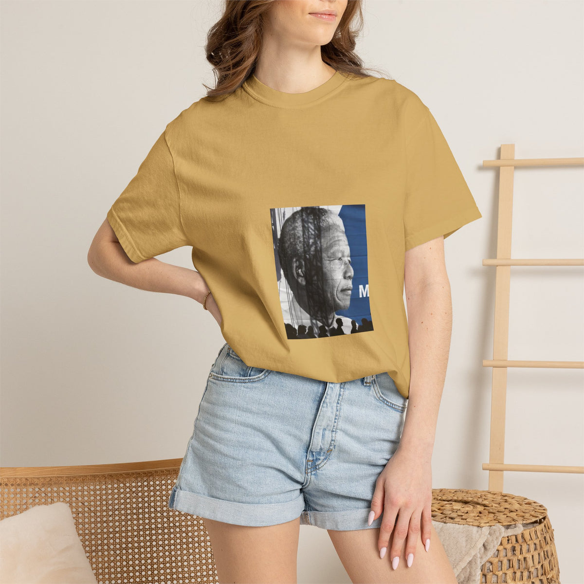 Nelson Mandela Portrait T-Shirt — Inspirational Civil Rights Graphic Tee