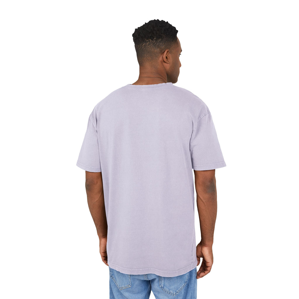 Vintage Arcade '7' Pattern Tee — Acid Wash Oversized Graphic T-Shirt