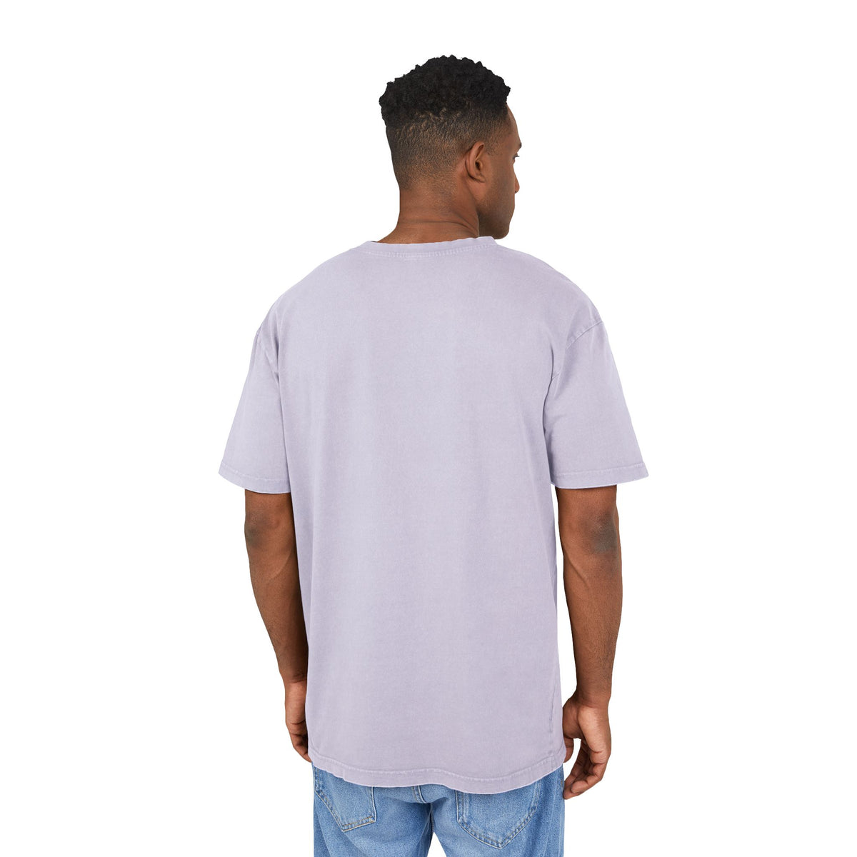 Vintage Arcade '7' Pattern Tee — Acid Wash Oversized Graphic T-Shirt