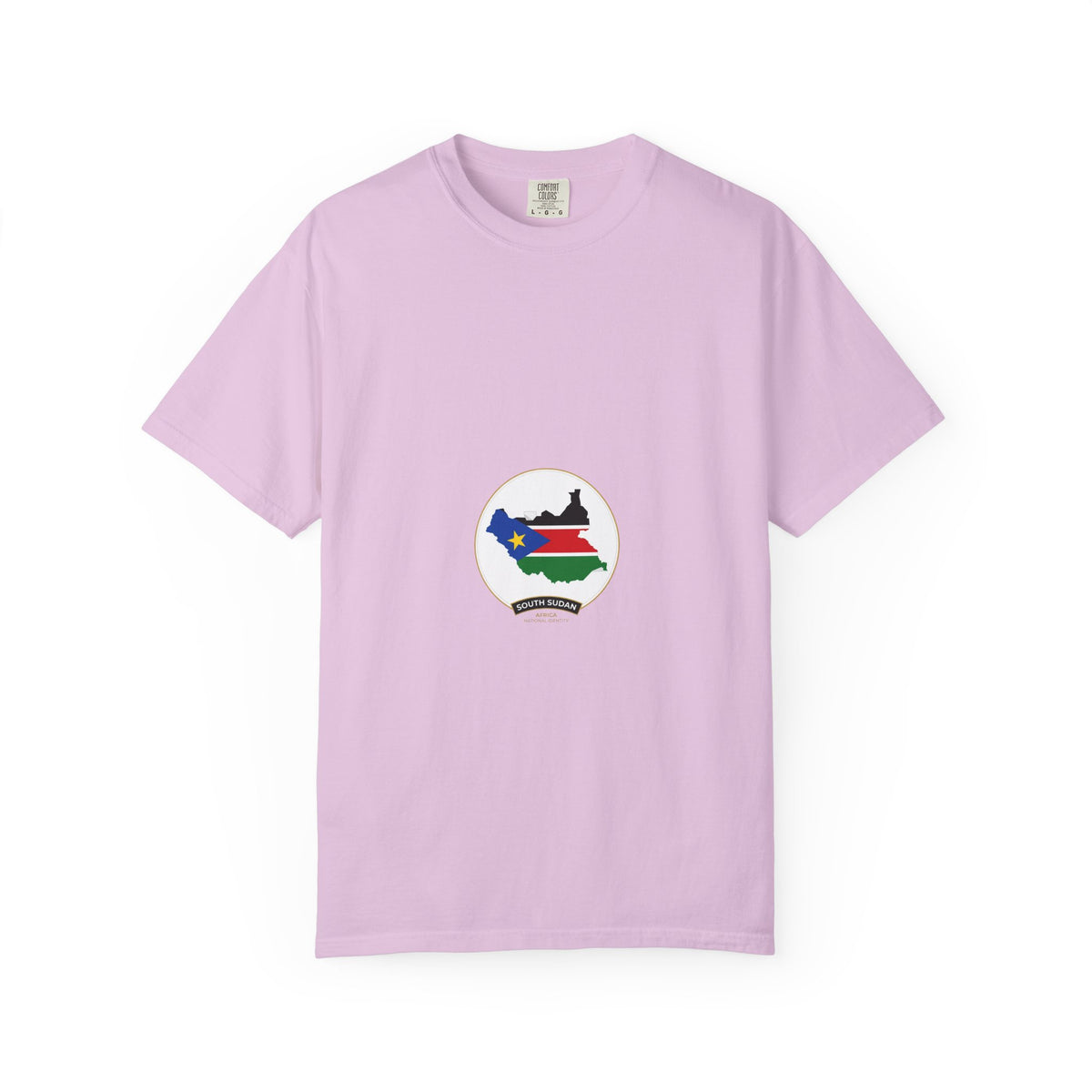 South Sudan Map Flag T-Shirt — Pride Tee with 'South Sudan' Banner