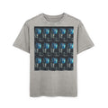 Vintage Arcade '7' Pattern Tee — Acid Wash Oversized Graphic T-Shirt