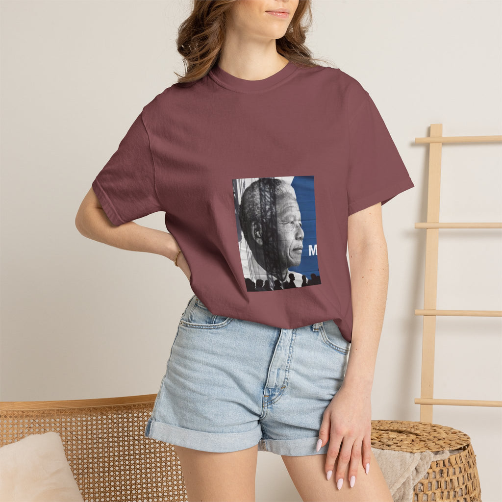 Nelson Mandela Portrait T-Shirt — Inspirational Civil Rights Graphic Tee