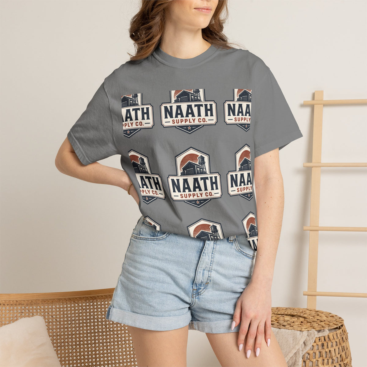 NAATH Supply Co. Logo T-Shirt — Retro Outdoor Badge Graphic Tee