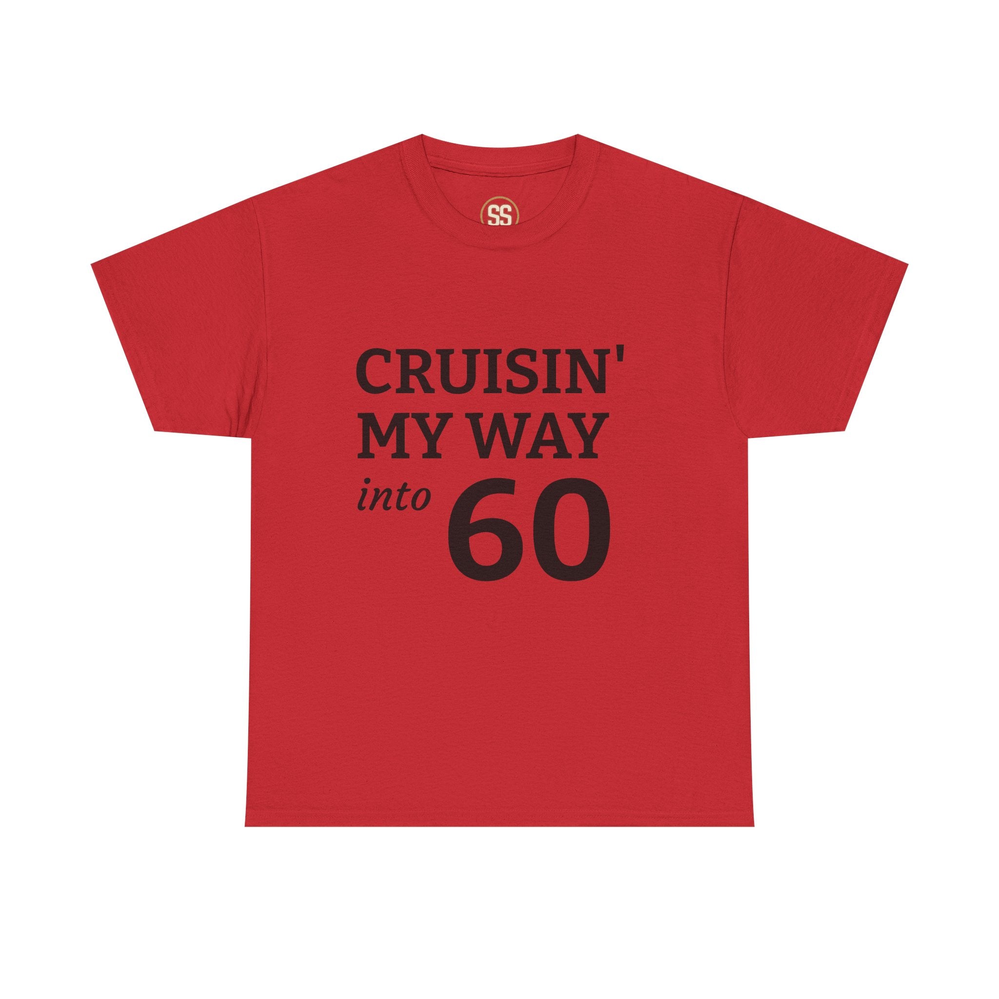 SS ICON Cruisin' My Way Into 60 T-Shirt — Funny 60th Birthday Tee