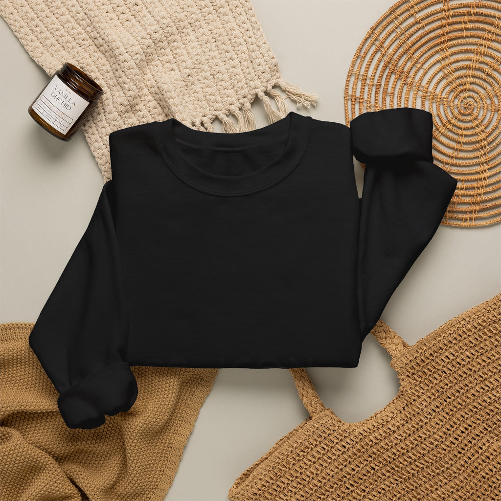 SS-ICON Minimalist Crewneck Sweatshirt — Graphic Logo Pullover