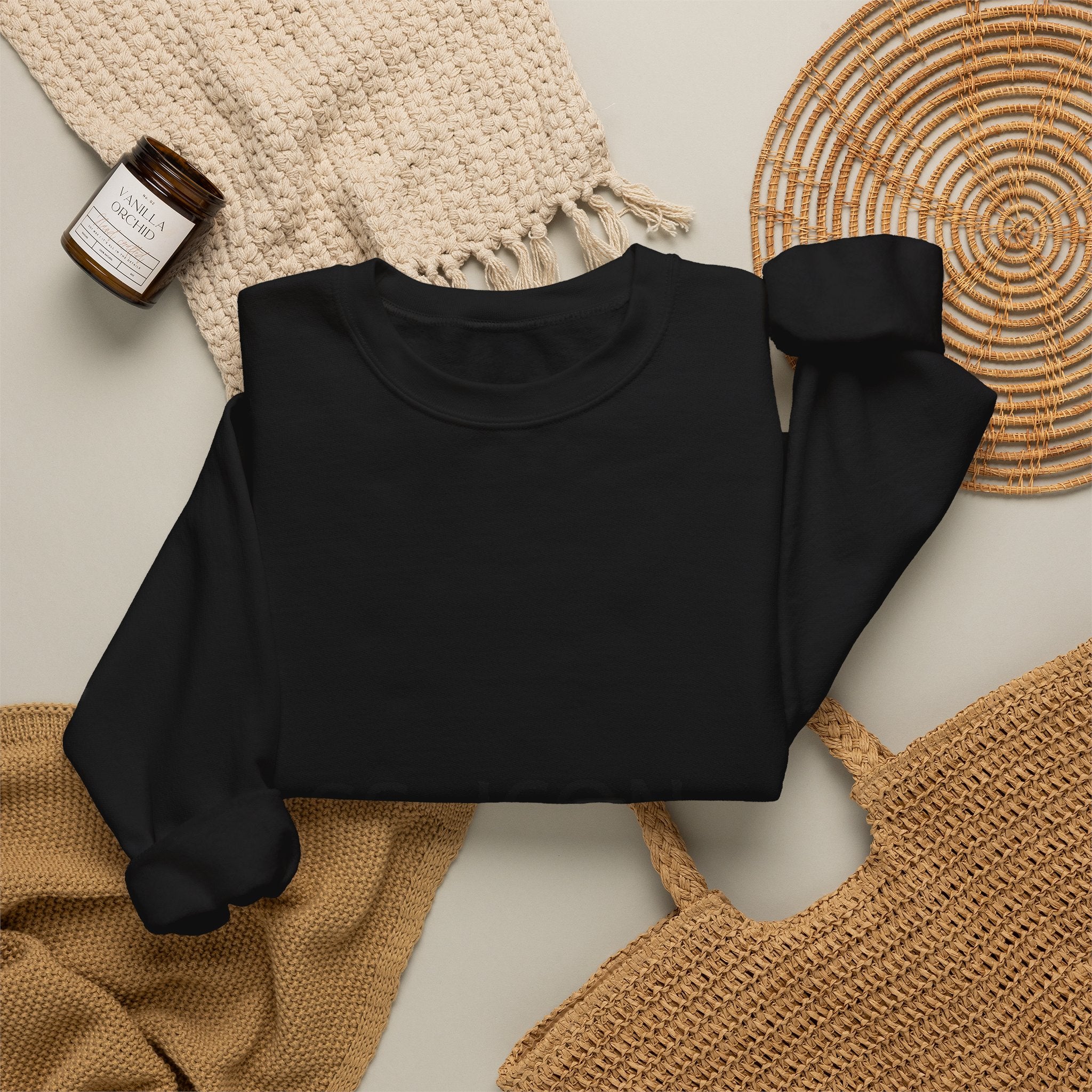 SS-ICON Minimalist Crewneck Sweatshirt — Graphic Logo Pullover
