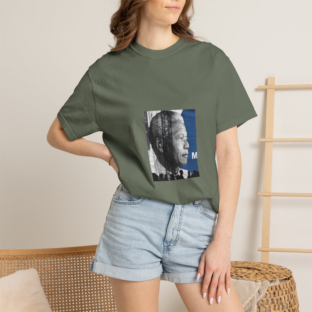 Nelson Mandela Portrait T-Shirt — Inspirational Civil Rights Graphic Tee