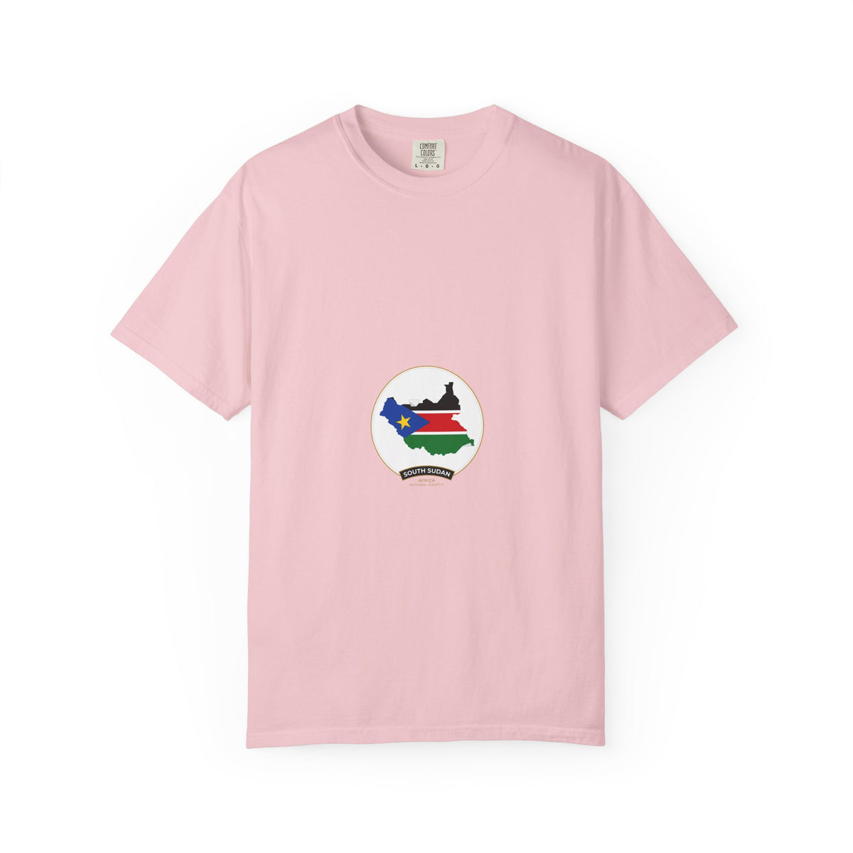 South Sudan Map Flag T-Shirt — Pride Tee with 'South Sudan' Banner