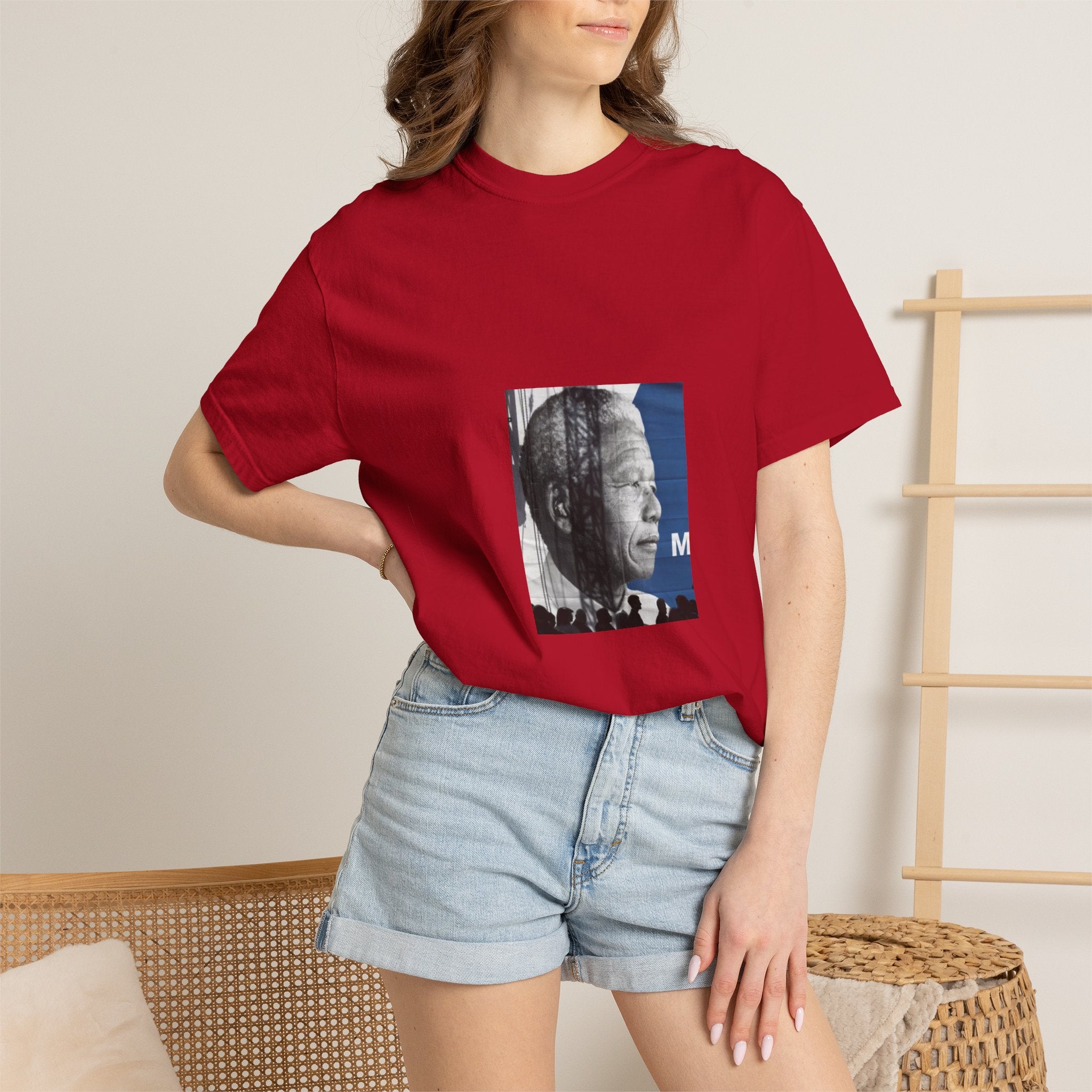 Nelson Mandela Portrait T-Shirt — Inspirational Civil Rights Graphic Tee